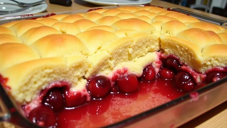 Cherry Cobbler Recipe with Cake Mix