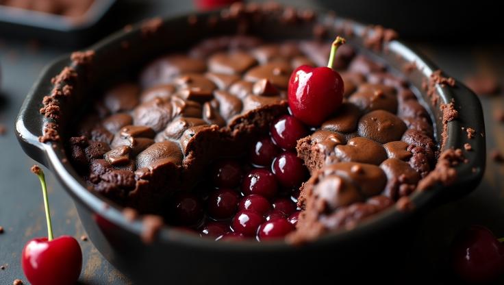 Cherry Chocolate Cobbler