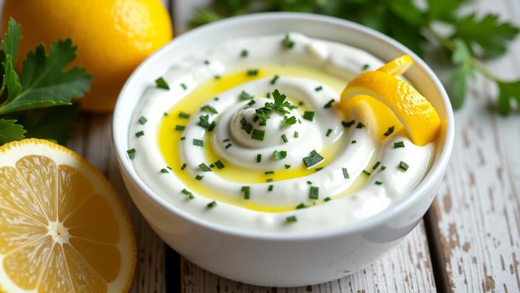 Lemon-Herb Greek Yogurt Sauce