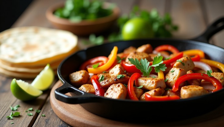 Dinner recipe :One-Pan Chicken Fajitas