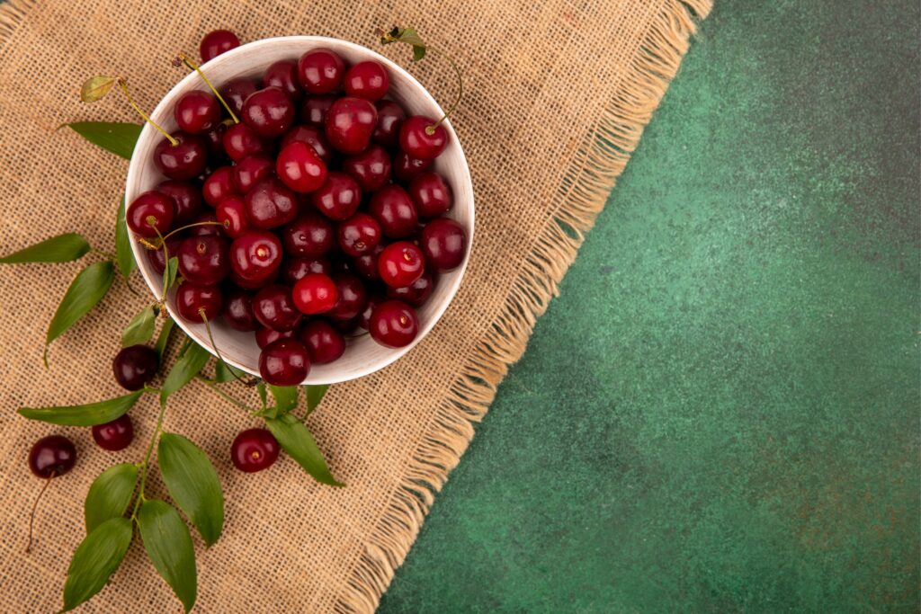 cherries in a bowl for Cherry Pie Filling Recipe